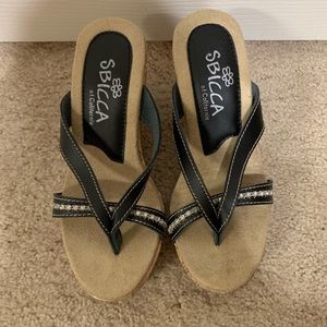 Sbicca Cork Sandals Sz 6 NWT